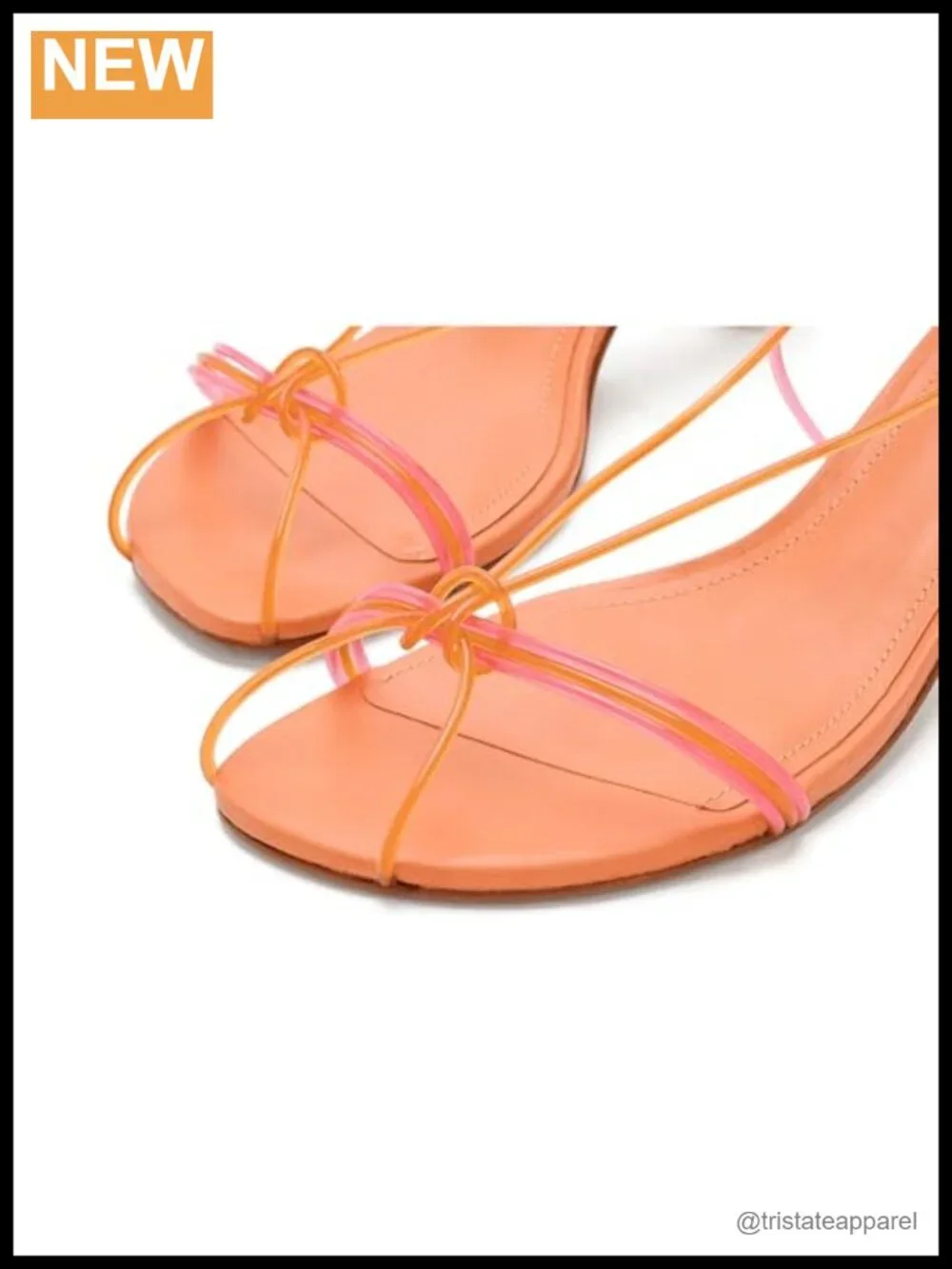 Lace Up Ankle Strap Kitten Heels Open Toe PVC Leather